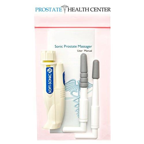 Sonic Prostate Massager by Prostate Health Center | Prostate Wellness Massager | Best Home Use Prostate Massage Device | BONUS: Prostate Massage Manual eBook by Harvard MD - Dr. Bazar