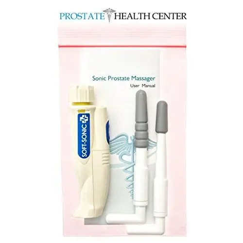 Sonic Prostate Massager by Prostate Health Center | Prostate Wellness Massager | Best Home Use Prostate Massage Device | BONUS: Prostate Massage Manual eBook by Harvard MD - Dr. Bazar