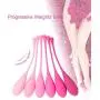 Kegel Exercise Weights - Ben Wa Balls Doctor Recommended for Bladder Control and Pelvic Floor Exercises - Set of 6 Premium Silicone Kegel Balls with Training Kit for Women: Beginners and Advanced