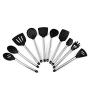 SKYyao Kitchen utensil set Silicone kitchenware 10 piece set kitchen utensils set cooking shovel spoon silicone + stainless Steel