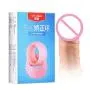 BUBUCAST 2 Soft Silicone Pennis Ring Men for Skin Correcdor Delay Enhance Sax Toy
