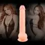 Womens 11 Inch Suction Cup Silicone Soft-??ld?, Realistic Texture and Real Touch Toys