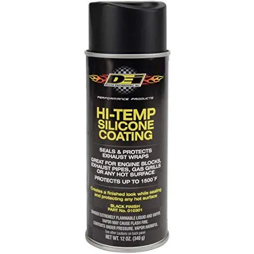 Design Engineering 010301 High-Temperature Silicone Coating Spray - Black