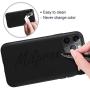MILPROX iPhone 11 Pro Case with Screen Protector, Liquid Silicone Gel Rubber Shockproof Slim Shell with Soft Microfiber Cloth Lining Cushion Cover for iPhone 11 Pro 5.8 inch (2019)-Black