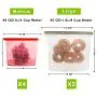 Reusable Silicone Food Storage Bags-6 packs, 2xLarge & 4xMedium Airtight Seal Food Preservation Bag, Plastic Conteiner Food Preservation Bag for Snacks, Sandwiches, Fruits, Lunch, Liquid, Meat