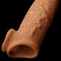 Privacy Packaging Silicone penile Condom Expander expands Male Chastity Toys Lengthen Cock Sleeves Dick Socks Reusable Condoms。。034948108641