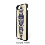 SCOCICI Non-Slip Drop Protection Smart Cell Phone Case Classical Baroque Vintage Design Print Victorian Style Brush Kitchenware Oriental Compatible with iPhone 8
