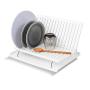 madesmart Elevated Drain Board - White | SINKWARE COLLECTION | 15.63&quot x 11.25&quot | Dish Drying Board for Cups, Pots/Pans or Large Utensils | Non-slip Base | BPA-Free