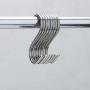 Hli-SHJHsmu 10PCS Anti-Rust S-Shaped Hanging Hooks Stainless Steel for Kitchen Bathroom Bedroom Stainless Steel Hooks