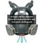 3M Full Facepiece Reusable Respirator 6800, Paint Vapors, Dust, Mold, Chemicals, Medium