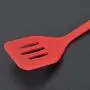 Premium Quality Silicone Kitchen Utensil Set, Heat Resistant, Hygienic, Non Stick, Durable Baking Gift Utensils, 5 pack, Slotted Turner, Tongs, Spatula, Whisk and Basting Brush (Red)