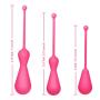 CalExotics Utopia Weighted Silicone Kegel Trainer Set ? Ben Wa Vaginal Kegel Weights - Hands Free Pelvic Floor Weight Exercise - Waterproof Sex Toys For Women ? Pink