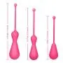 CalExotics Utopia Weighted Silicone Kegel Trainer Set ? Ben Wa Vaginal Kegel Weights - Hands Free Pelvic Floor Weight Exercise - Waterproof Sex Toys For Women ? Pink