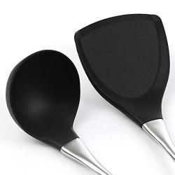 Silicone Kitchenware Kitchenware Set of 4 ? Stainless Steel Silicone Kitchen Set ? Silicone Kitchen Set Spatula Set ? Silicone Appliance Cookware Set