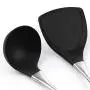 Silicone Kitchenware Kitchenware Set of 4 ? Stainless Steel Silicone Kitchen Set ? Silicone Kitchen Set Spatula Set ? Silicone Appliance Cookware Set