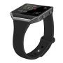 YiJYi Bands Compatible with Fitbit Blaze,Slim Soft Silicone Band with Metal Frame Replacement Strap Wristband for Women Men