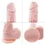 Sex Talk 7.5 Inches Realistic Huge Silicone Dildo with Suction Base Lifelike Dildo with Vein Texture Sex Toys