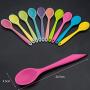 FAT BIG CAT Home Use Mini Silicone Spoon Colorful Heat Resistant Spoons Kitchenware Cooking Tools Utensil Random Color TB Sale