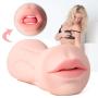 Manual Control Soft Natural Silicone Male Mastubration Cup 2 in 1 Artificial Real Pussy Male Air-Sucking Toys for Male Sexy Underwear Toys for Men T Shirt
