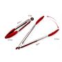 Kitchen Tongs, for BBQ 9/12 Inch Food Grade Stainless Steel Locking Tongs for Cooking, Strong and Sturdy Set of 2