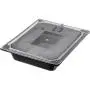 Carlisle 10220B03 StorPlus Half Size Food Pan, Polycarbonate, 2.5" Deep, Black