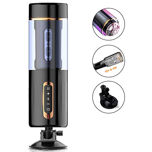 WeDol Male Masturbator Powerful Thrusting Fully Automatic Stroker Multiple Modes Electric Masturbation Cup 3D Realistic Vagina Pocket Pussy Vibrating Hands-Free Sex Toys for Men