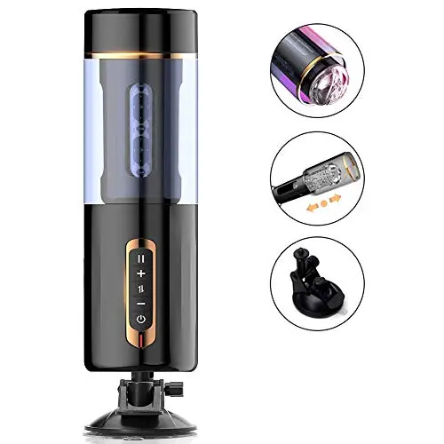 WeDol Male Masturbator Powerful Thrusting Fully Automatic Stroker Multiple Modes Electric Masturbation Cup 3D Realistic Vagina Pocket Pussy Vibrating Hands-Free Sex Toys for Men