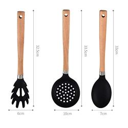 Silicone Kitchenware Spoon Shovel Set - 8 Piece Set Kitchen Gadget, Shovel Egg Beater Kitchen Cooking Spoon Shovel