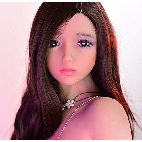 KWDoll Sex Doll Head for I35cm-170cm TPE Silicone Sex Love Dolls Lifelike Real Oral Sex Male Toy for Man Masturbator (Head 7)