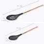 SKYyao Kitchen utensil set Stainless Steel kitchenware 9-piece silicone scoop silicone + stainless Steel Plating