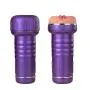 Sexbaby Male Masturbators Sex Toys Silicone Realistic Vagina Pocket for Male Masturbation Cup Adult Sex Dolls (Purple)