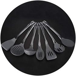 Silicone kitchenware suit shovel spoon set kitchen cooking kitchen tools,Gray