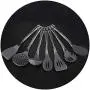 Silicone kitchenware suit shovel spoon set kitchen cooking kitchen tools,Gray