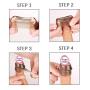JunRP 2Pcs/Set Pên?ís Sleeves Delay ?já-cúlátion Silicone Time Lasting Forêski? Corrected Rings Pên?ís Ring Kits for Men A11