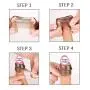 JunRP 2Pcs/Set Pên?ís Sleeves Delay ?já-cúlátion Silicone Time Lasting Forêski? Corrected Rings Pên?ís Ring Kits for Men A11