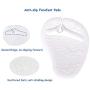 Gel Metatarsal Pads for Thong Sandals Flip-Flops, 2Pairs Forefoot Cushion Inserts, Ball of Foot Grip Pads for Metatarsal Support and Pain Relief, Anti-Slip