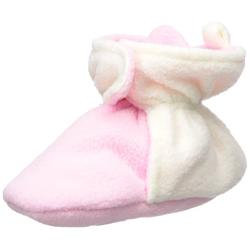 Hudson Baby Baby Cozy Fleece Booties with Non Skid Bottom