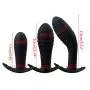 ABBY -J Charging Vibranting Plug Amal Toy Soft Liquid Silicone Amal Vibrantor Waterproof for Men Women
