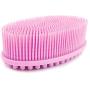 1 Pack Pink Avilana Exfoliating Silicone Body Scrubber Easy to Clean, Lathers Well, Eco Friendly, Long Lasting, And More Hygienic Than Traditional Loofah