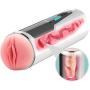 YOSTTST Silicóne Vaginà Male T Shirt Másterbrators Toy Réalistic Toy Hands Free Príme Real Pússy Déluxe Toy For Men Automatic Telescopic Aircràft Cùp Real Skin Feeling - Male Automatic Heat Sucking To