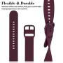 Koreda Compatible Samsung Galaxy Watch Active Bands/Galaxy Watch 42mm/Gear Sport Bands Sets, Silicone Strap Replacement Wristband with Stainless Steel Buckle Compatible Galaxy Watch Active 40mm R500