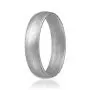 ROQ Silicone Wedding Ring for Women, Thin, Affordable 6mm Metallic Silicone Rubber Wedding Bands, Comfort Fit, Singles & 4 Packs - Rose Gold, Silver, Gold, Platinum, Copper, Bronze, Gunmetal