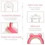 ORIY Baby Fruit Feeder Pacifier，Fresh Food Feeder, Infant Teething Toy，Silicone Pouches for Toddlers & Kids,Pink