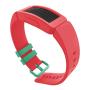 GOSETH Compatible with Fitbit Ace 2 Bands for Kids 6+, Replacement Silicone Accessories Bracelet for Fitbit Ace 2 Fitness Tracker(Black+Purple+Red)