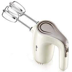 BINZHI Eggbeater Electric Household Mini Small Baking Hand Mixer Creaming Noodle Cooking Machine - Beige Kitchen gadget