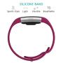 Hanlesi Bands Compatible with Fitbit Charge 2, Soft Silicone Breathable Fashion Sport Strap for Fit bit Charge2 Replacement Original Accessory