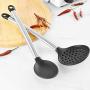 New Home Supplies Non-stick Silicone Baking Tool Cookware Set Kitchenware Kit Serving Tongs Spatula Tools 9pcs/Set Non-Slip Whisk