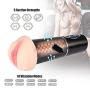 Male Aír-cr?ft Cup Man Pleasure Oral Cup Sucking Cup Electronic Massage Cup Realitic Puss-ey Automatic Piston Cup Sucking Sexy Underwear for Men six Toys for Mens T-Shirt