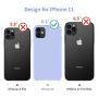 iPhone 11 Case RAXFLY Soft Silicone Protective Case for Apple iPhone 11 Liquid Phone Cases 6.1 inch 2019 Mobile Phone Basic Cover Compatible with iPhone 11 Support Wireless Charging Light Blue