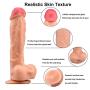 9.1 Inch Huge Size Handsfree Female Personal Silicone Massager Lifelike Big Monster Massage Wand